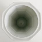 Vintage Achthoekige Limoges Vaas Porselein Wit thumbnail 6