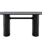 Bygstad Eetkamertafel - 180 X 90 Cm - Zwart thumbnail 2