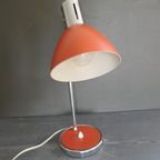 Vintage Stilux Milano Bureaulamp Oranjebruin Made In Italy thumbnail 6