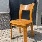 Set (5) Deens Vintage Eetkamerstoelen Brutalist Style thumbnail 12