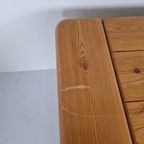 Japandi Stijl Vintage Zweedse Grenen Salon Tafel. thumbnail 2