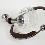 Mazzega Murano - Glas- Hanglamp - Teak - Chroom - 1960 thumbnail 7