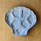Rare 60S Vintage French Oyster Plates thumbnail 3
