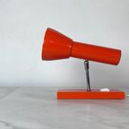 70s Vintage Muurlampje. Retro 1970 70er Oranje. thumbnail 3