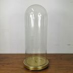 Grote Antieke Glazen Ronde Hoge Stolp 51.5Cm. thumbnail 2