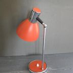 Vintage Stilux Milano Bureaulamp Oranjebruin Made In Italy thumbnail 3