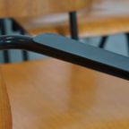 Set Van 10 Vintage Jaren ’60 Dutch Design Marko School/kantine/eetkamerstoelen Met Armleuningen thumbnail 3