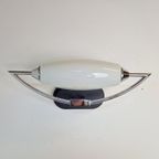 Vintage Peill & Putzler Bolero Wandlamp Wit Glas Germany ‘70 thumbnail 4