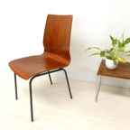 2 Vintage Stoel Friso Kramer Euroika Auping Jaren 60 Plywood thumbnail 8