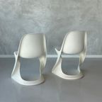 Casala Eetkamerstoelen 2X Vintage Stoelen Wit Prijs P/Stuk thumbnail 6