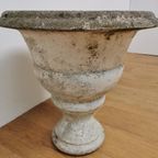 Brocante Franse Stenen Tuinvaas, Bloempot Tuinpot Steen 402 thumbnail 12