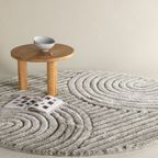 Kaimana Vloerkleed Rond 200x200cm - Greige thumbnail 4