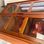 Vintage Teaken Vitrinekast / Hoekkast / Etagere Dyrlund thumbnail 2