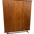 Vintage Kledingkast Wandrobe Jaren 60 Teak Design Kast thumbnail 9