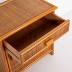 Vintage Rattan-wicker Cabinet thumbnail 6
