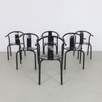 6X Postmoderne Eetkamerstoelen Vintage Ikea 1980S thumbnail 2