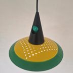 Memphis Milano Postmodern Hanglamp Design Geel Groen thumbnail 7