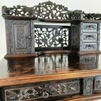 Antiek Chinees Padouk Houten Bureau thumbnail 4