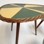 Set Van 3 Gerestaureerde Plantentafels Uit Frankrijk, 1960's thumbnail 5