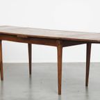 Functionele En Mooie Engelse Antieke Uitschuifbare Eettafel Van Iepen En Kersenhout thumbnail 10