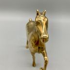 Vintage Massief Messing Paard 60's thumbnail 6