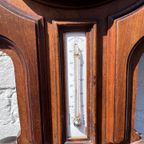 Antieke Franse Klok Met Barometer thumbnail 4