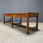 Grote Antieke Draperie Stoffen Tafel thumbnail 4