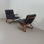 Vintage Kengu Lounge Chairs By Elsa & Nordahl Solheim For Rybo Rykken & Co thumbnail 6