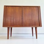 Tambour Sliding Door Cabinet By Kai Kristiansen thumbnail 3