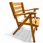 4 X Folding Chairs By Ico & Luisa Parisi For Reguitti, Italy, 1970s, thumbnail 2