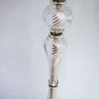 Vintage Staande Schemerlamp/ Vloerlamp Met Venetiaans Glas thumbnail 3