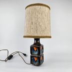 Vintage Fat Lava Tafellamp. Lampenvoet Is Bruin, Blauw En Oranje thumbnail 4