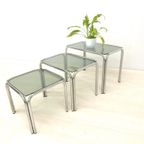 Vintage Bijzettafel Jaren70 Plantentafel Mimiset Mid Century thumbnail 3