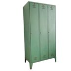 Vintage Franse Industriële Locker Groen Patina thumbnail 8