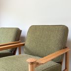 Vintage Houten Zithoek / Bank / Fauteuils / Salontafel thumbnail 8