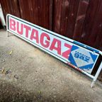 Groot Stoer Reclamebord Butagaz Camping Gaz. thumbnail 4