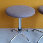 Unieke Set Vintage Brabantia Krukken Met Nieuwe Stoffering thumbnail 9