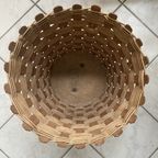 Wicker Basket On Metal Legs 1970S thumbnail 5