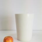 Vintage Albast Design Vaas Natuursteen Wit ’80 Bloempot thumbnail 8