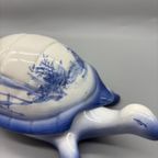 Dekseldoos Schildpad Blauw/wit thumbnail 9