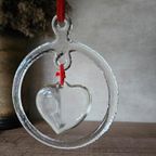 Kosta Boda Bertil Vallien Suncatcher Raamhanger Hart thumbnail 2