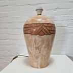 Roze Marmeren Mozaïek Lamp, 1980s thumbnail 3