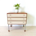 Vintage Ladekast Kast Dressoir Tv Meubel Jaren70 Nachtkastje thumbnail 4