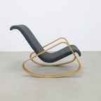 Schommelstoel/fauteuil "dondolo" Luigi Crassevig, 1970s thumbnail 9