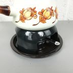 Vintage Fondue Set In Emaille thumbnail 7