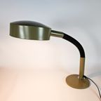 Hala Zeist - Model 708 - Bureaulamp - Olijfgroen - Flexibele Arm - 1970'S thumbnail 7