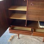 Retro Vintage Mid-century Dressoir,high-board,barkast thumbnail 4