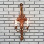 Vintage Vergulde Wandlamp thumbnail 7