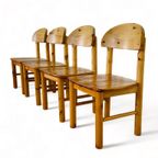 Set Van 4 Grenen Rainer Daumiller Stoelen thumbnail 3