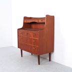 Teak Secretaire Met Spiegel Jaren 60 thumbnail 5